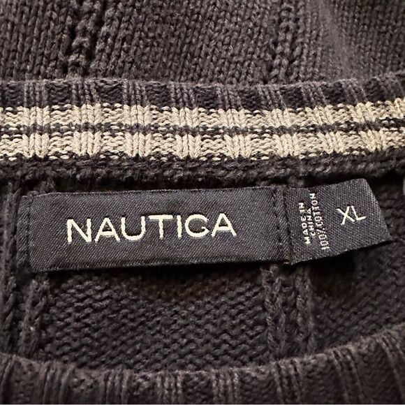 Men’s Nautica Blue Knit Sweater Size XL - Picture 11 of 11